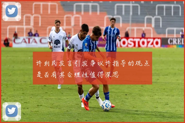 许利民发言引发争议许指导的观点是否有其合理性值得深思